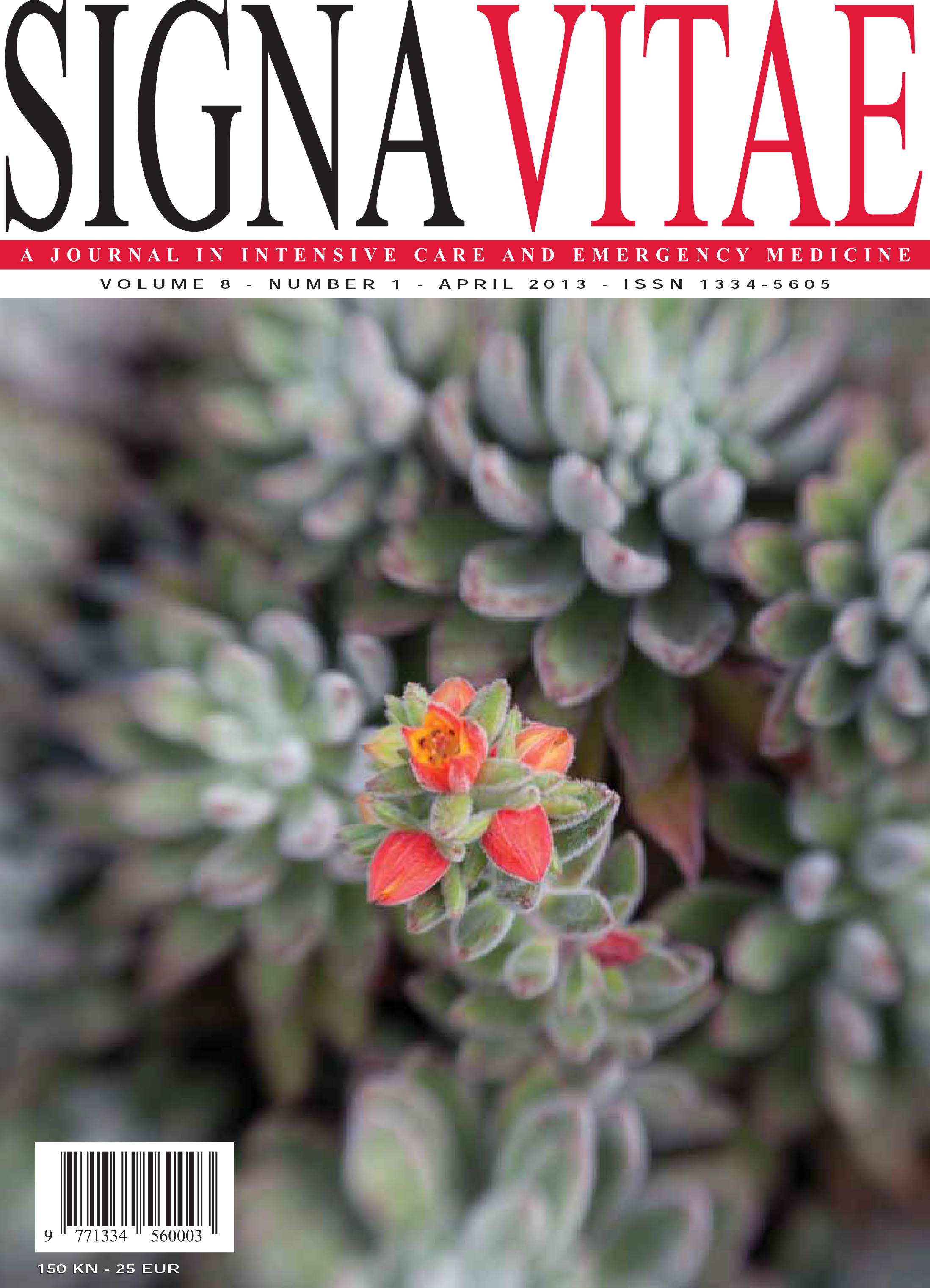 SIGNAVITAE Volume 8 Issue 1 cover